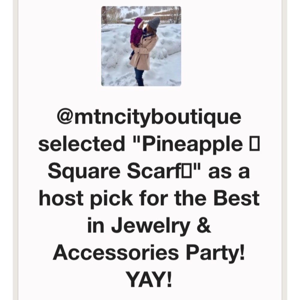 Pineapple 🍍 Square Scarf🍍 - Picture 3 of 3